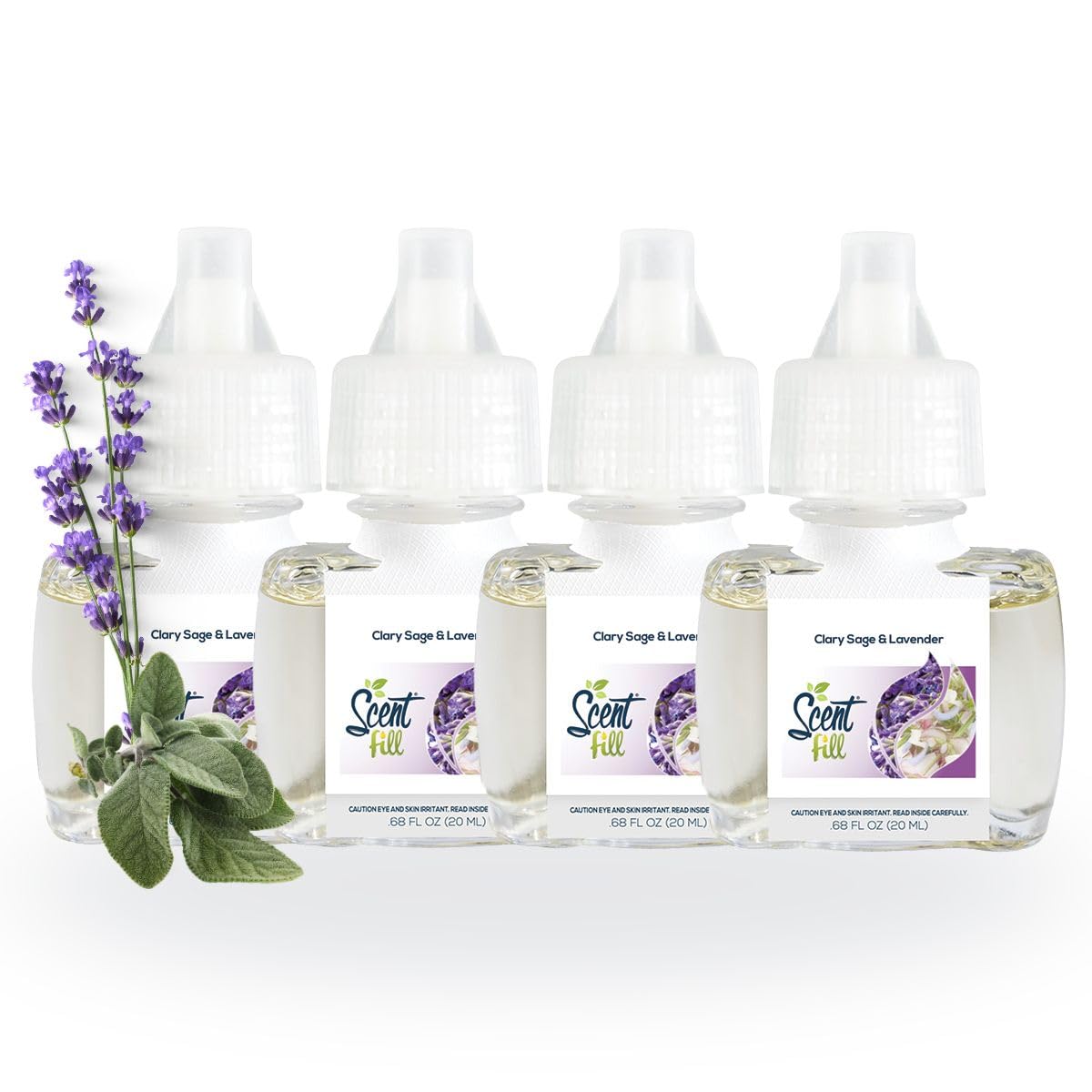Clary Sage & Lavender Blend Plug in Air Freshener (2.72 Fl Oz)
