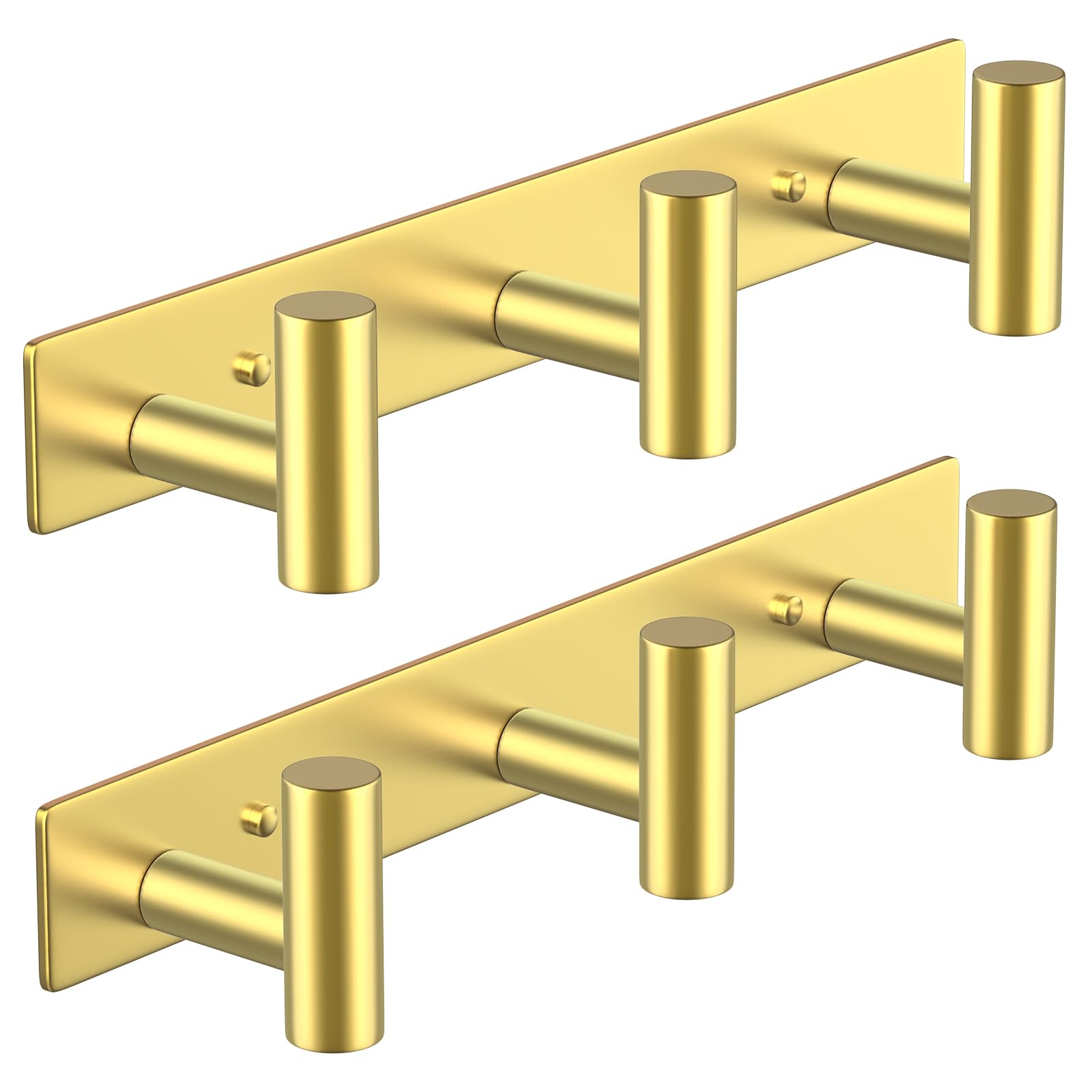 Gold Wall Mount Coat Rack