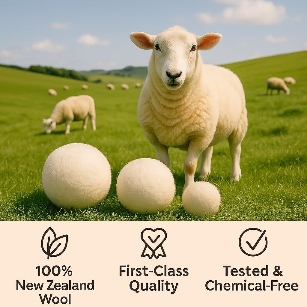 Wool Dryer Balls (6 Count)