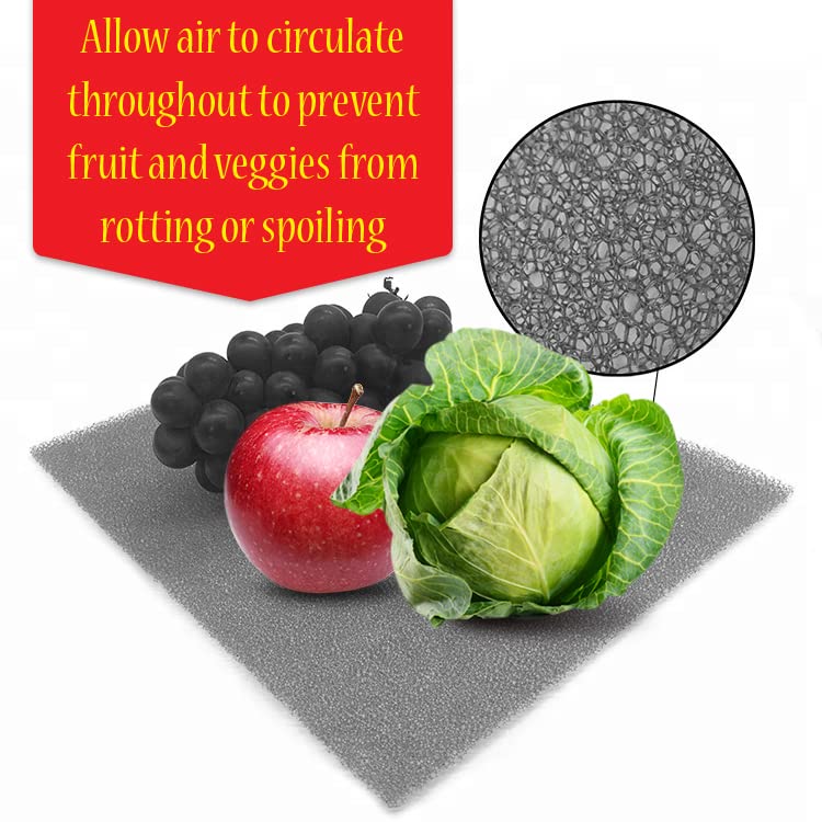 Fruit & Veggie Life Extender Liner for Fridge Refrigerator Drawers (4 Count)