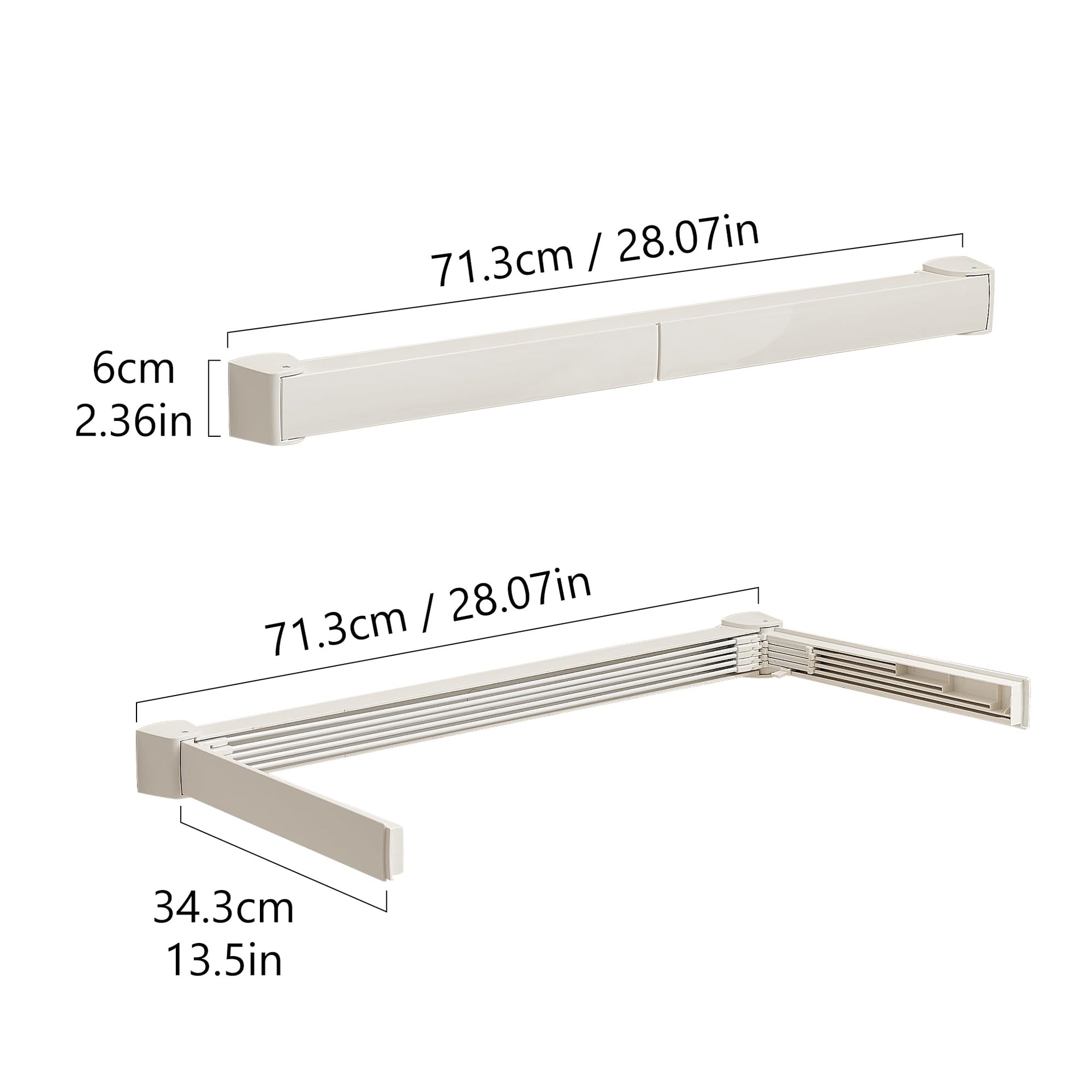 Wall Mounted Clothes Drying Rack