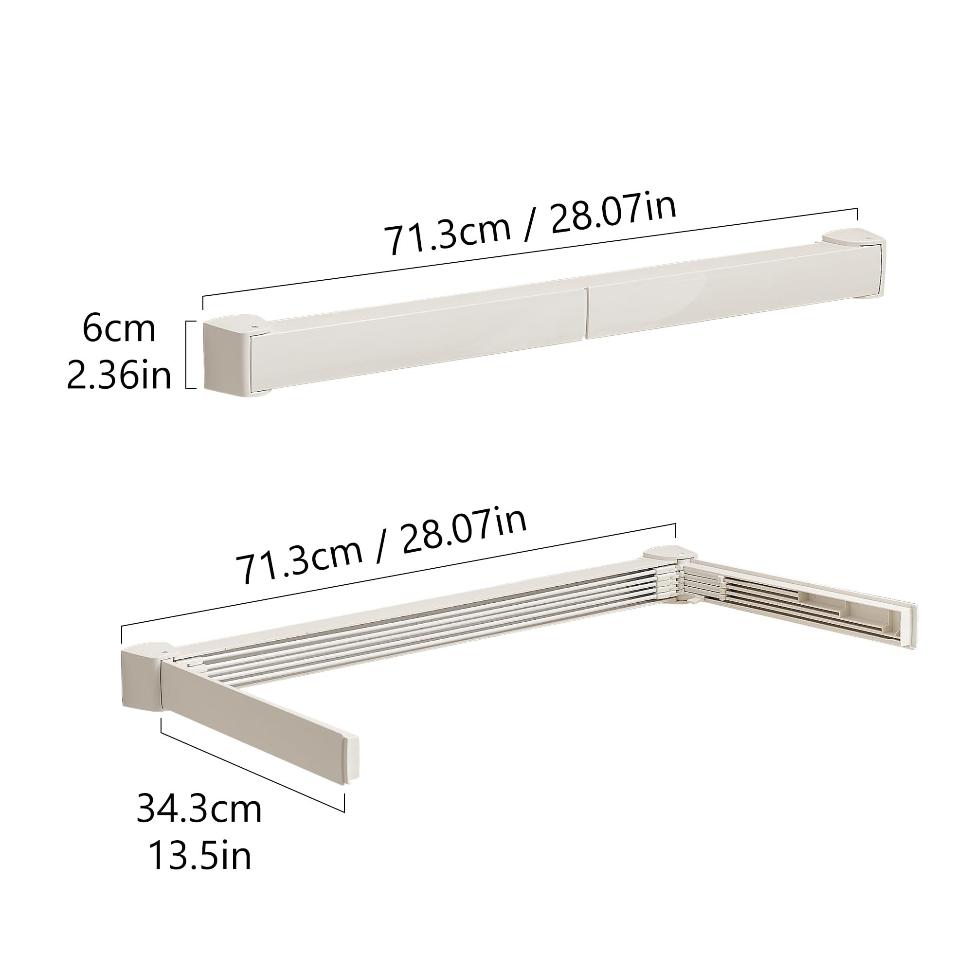 Wall Mounted Clothes Drying Rack
