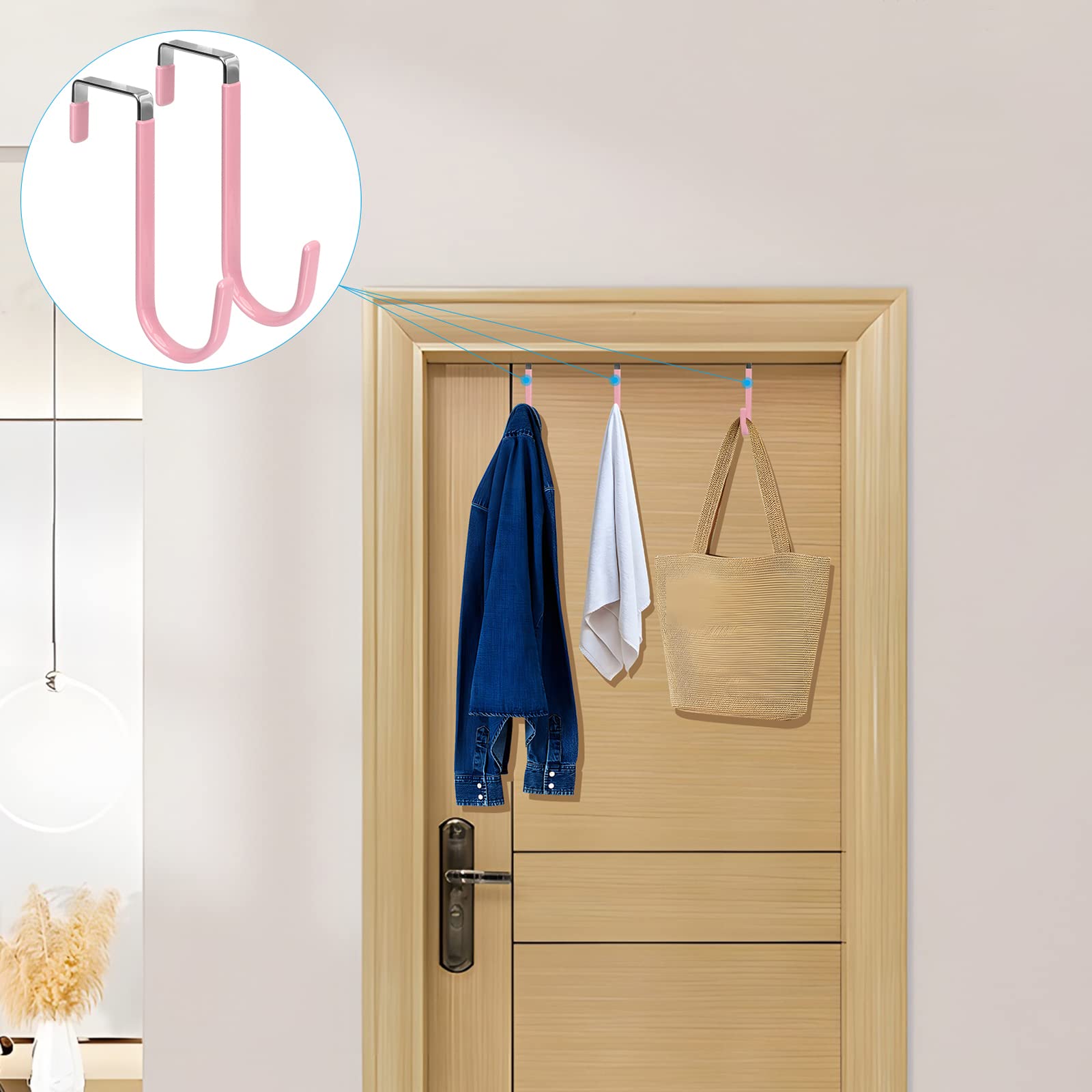 Over the Door Hooks (4 Count)