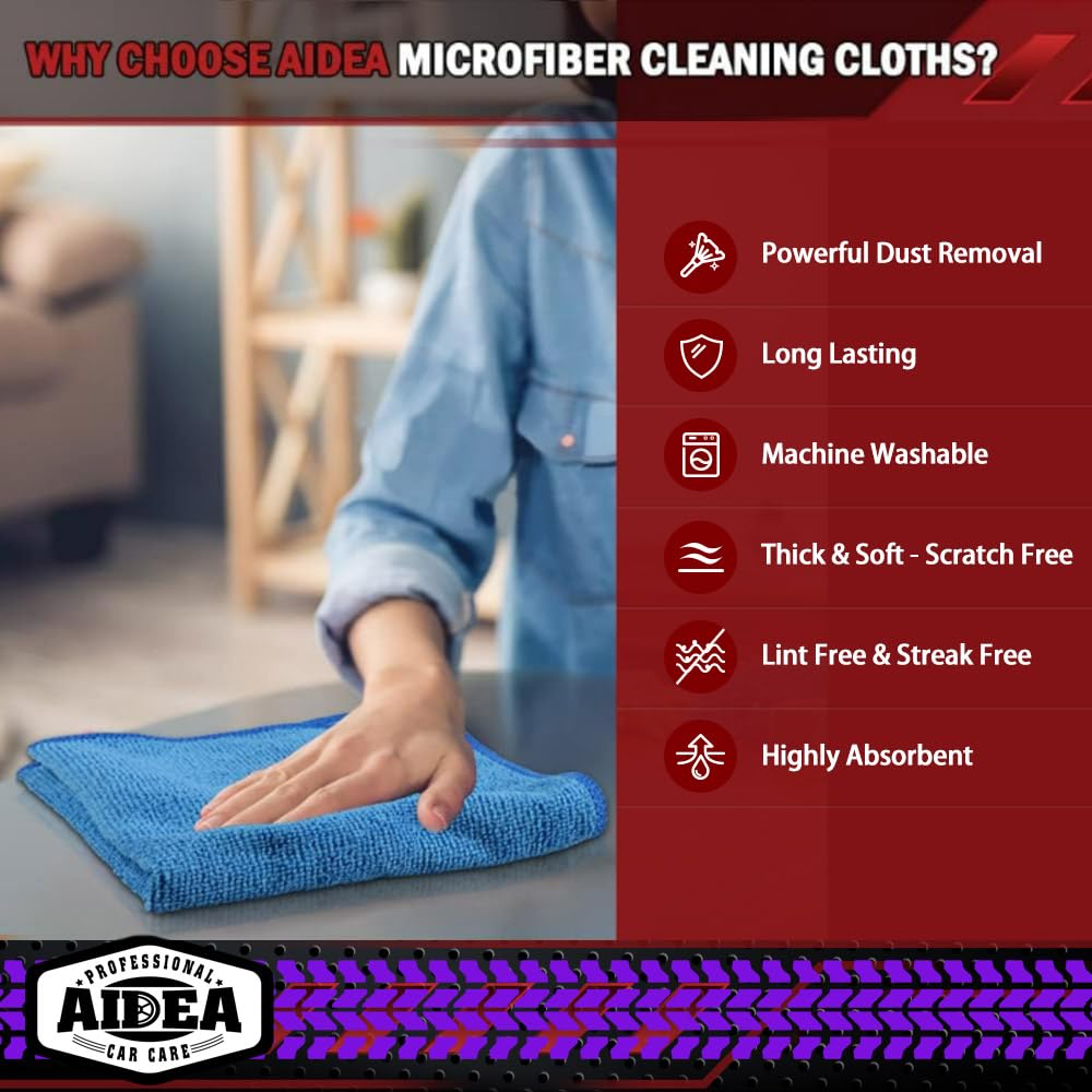 Microfiber Cleaning Cloth (200 Count)