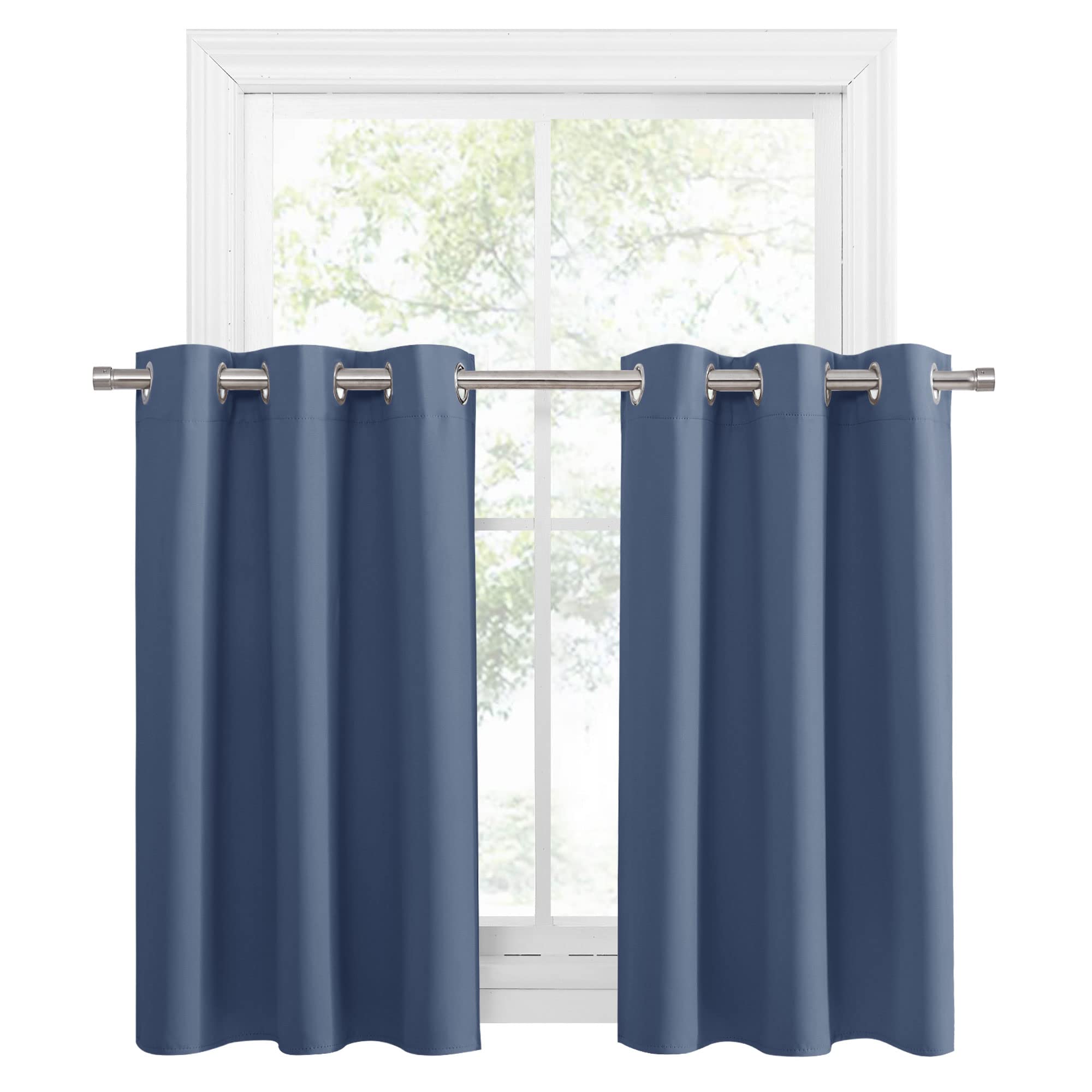 Small Curtains for Door Windows (2 Count)