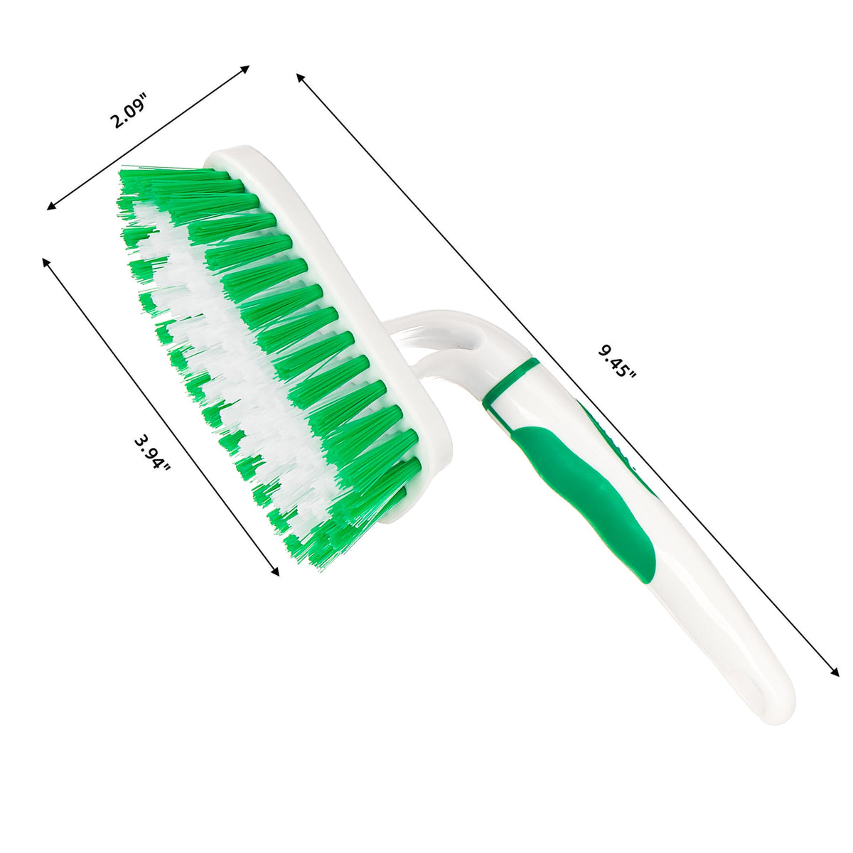 2 Pack Scrub Brush for Cleaning with Long Handle (2 Count)