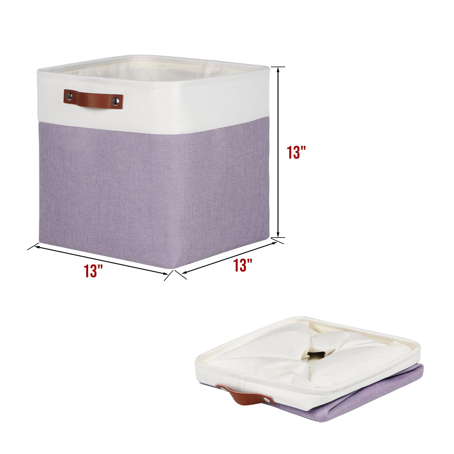 Cube Storage Bins (4 Count)