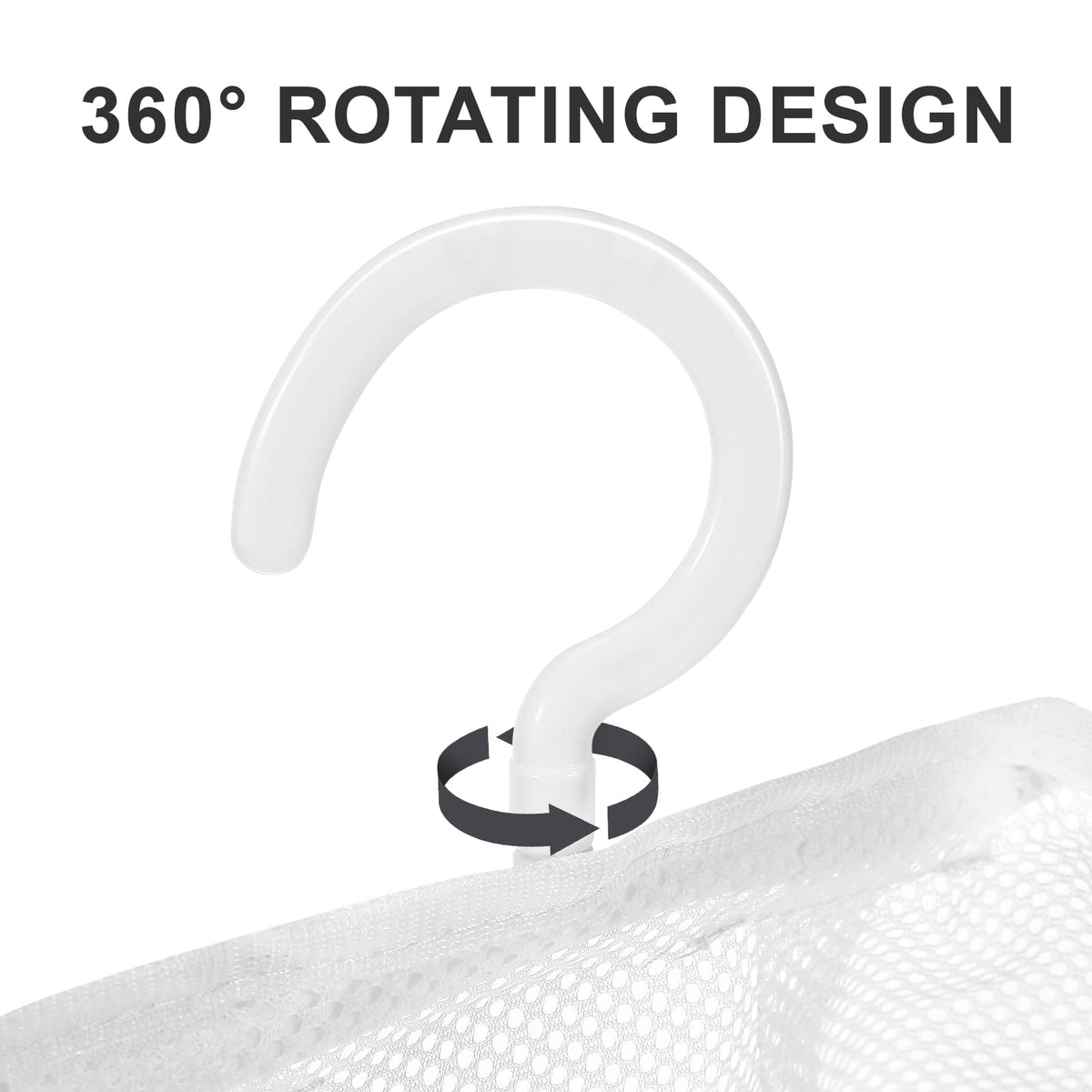 Hanging Mesh Bag Clothespin Storage Bag and Breathable Laundry for Socks Underwear Garlic Onions Foldable Kitchen Organizer 2 Pack 9.64 X 8.66 X 0.78 in