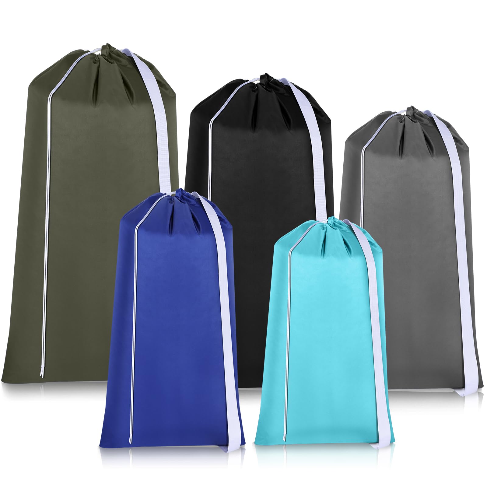 10 Pcs Nylon Extra Large Laundry Bag (10 Count)