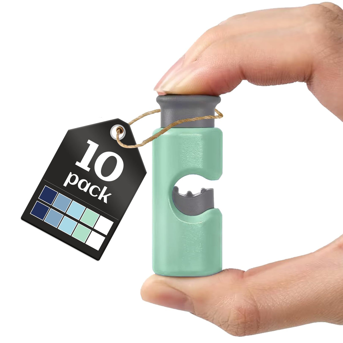 10 Pack Squeeze and Lock Bread Bag Clips