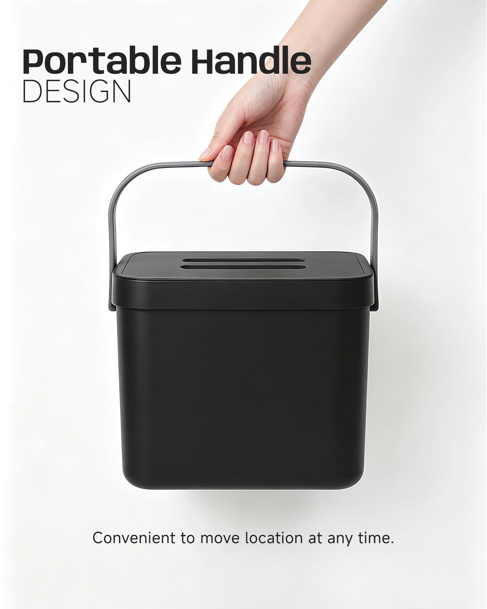 1.8 Gal Countertop Compost Bin
