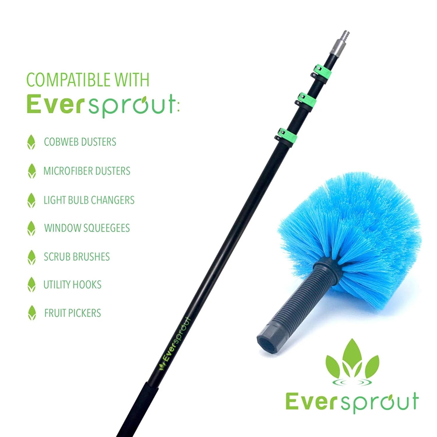 Cobweb Duster & 1.5 to 3 ft Pole
