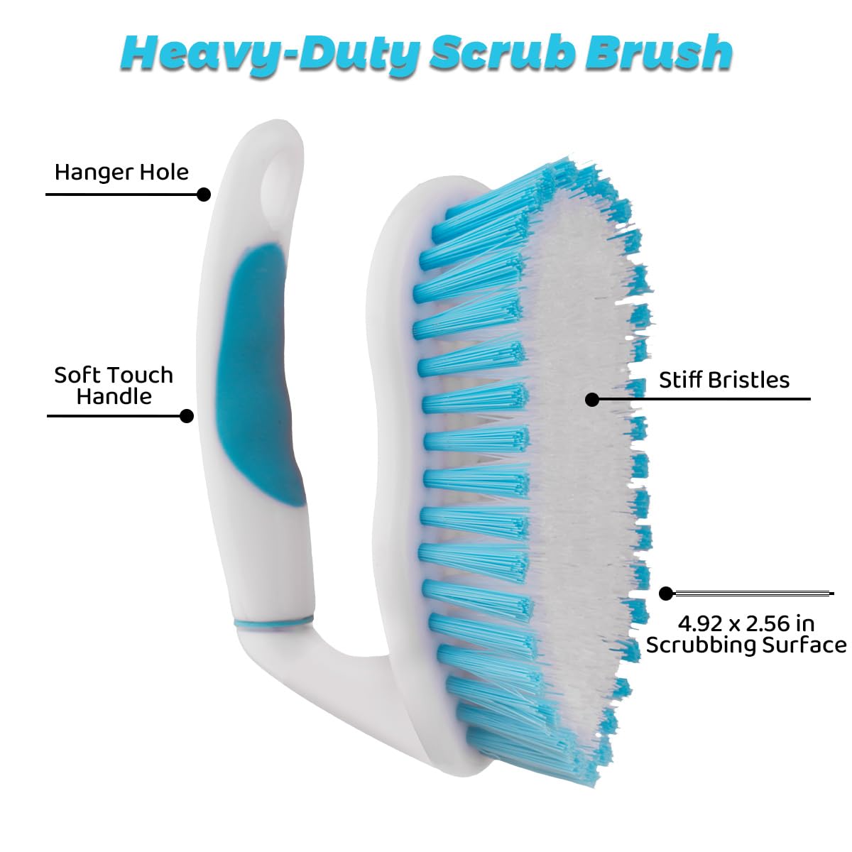 3 Pack Scrub Brush Set (3 Count)