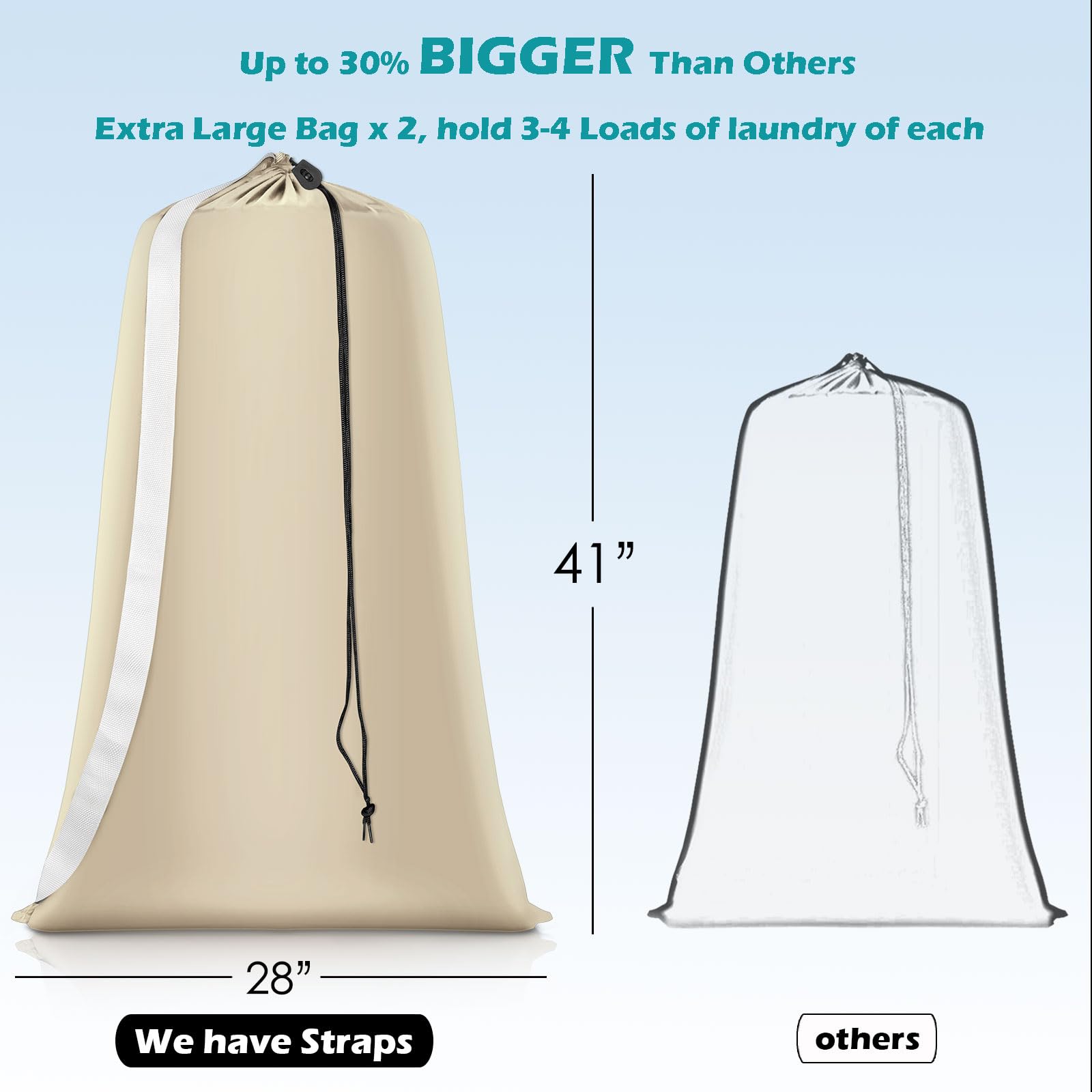Heavy Duty Laundry Bag (2 Count)