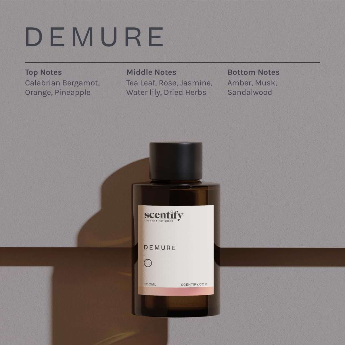 Demure Aroma Oil Refill for Diffusers (3.38 Fl Oz)