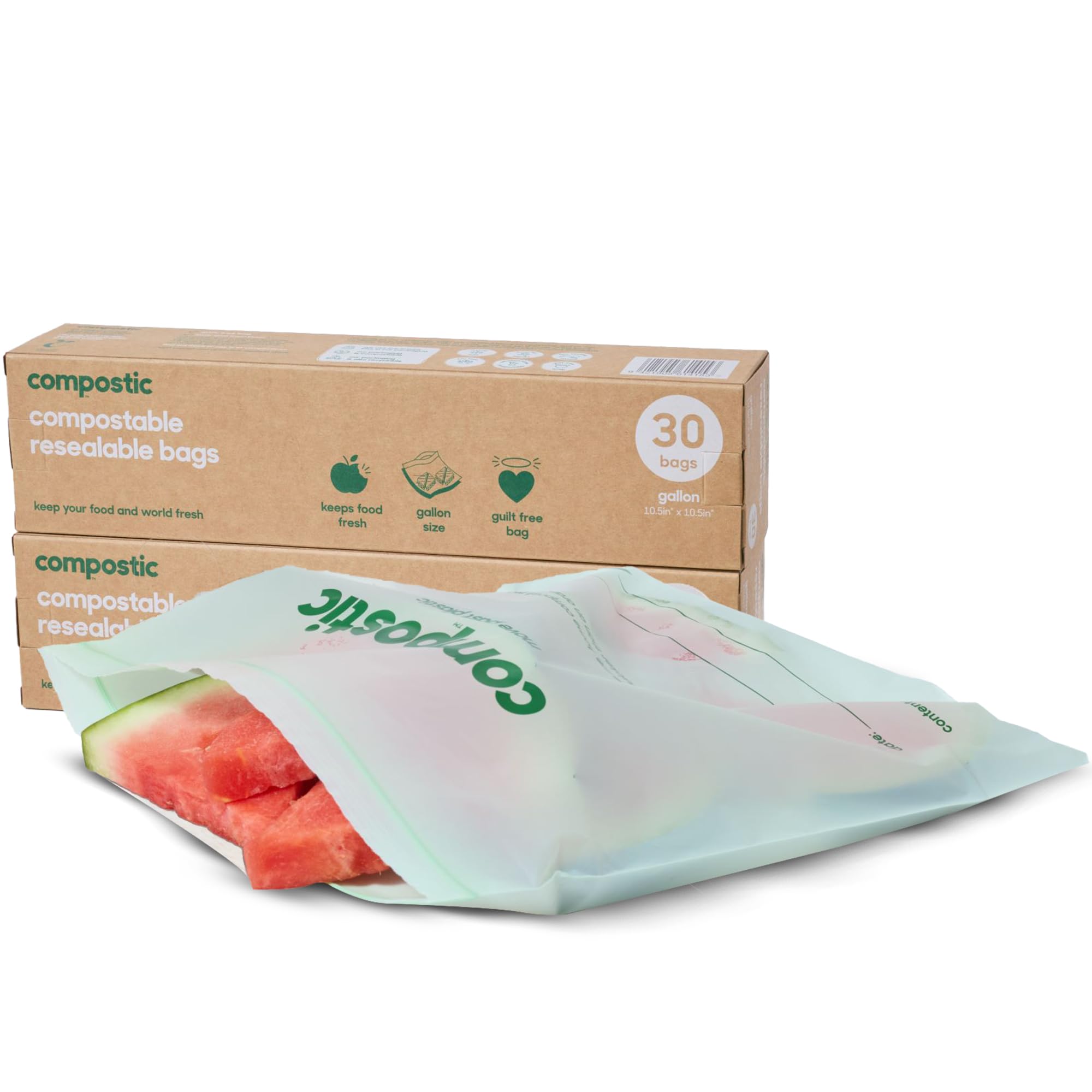 Compostable Gallon Bags (60 Count)