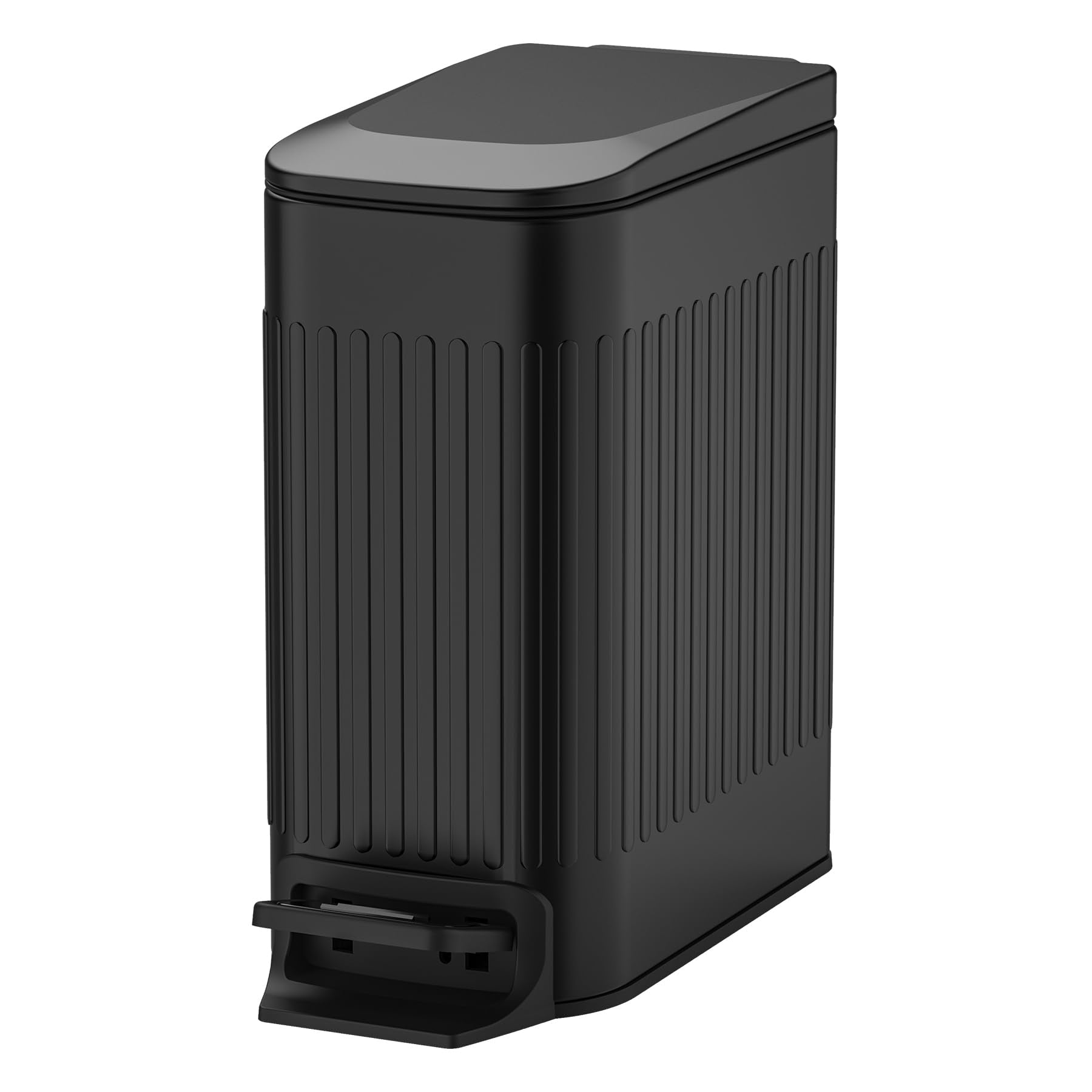 Slim Bathroom Trash Can with Lid Soft Close