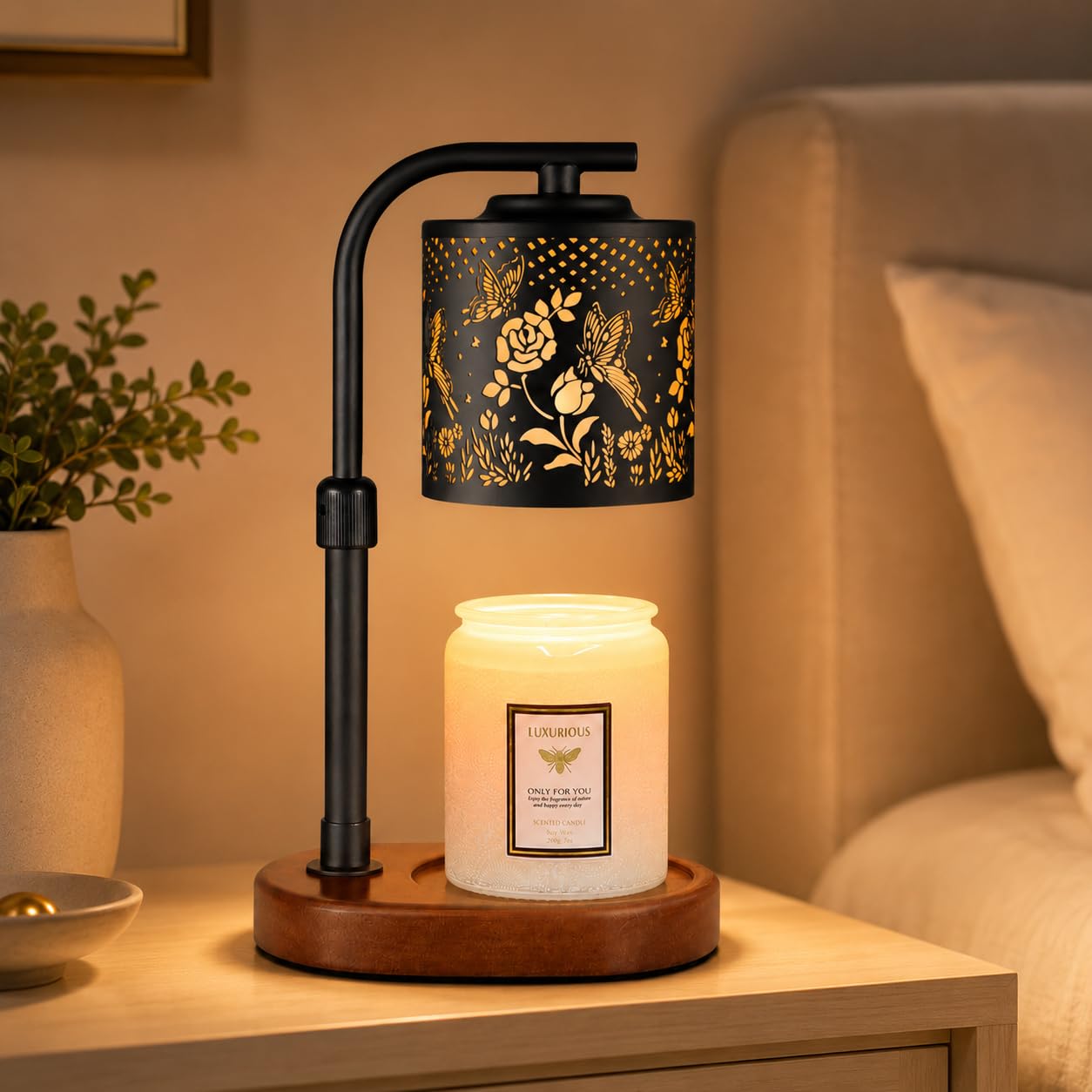 Butterfly Candle Warmer Lamp Birthday Gifts for Women Mom
