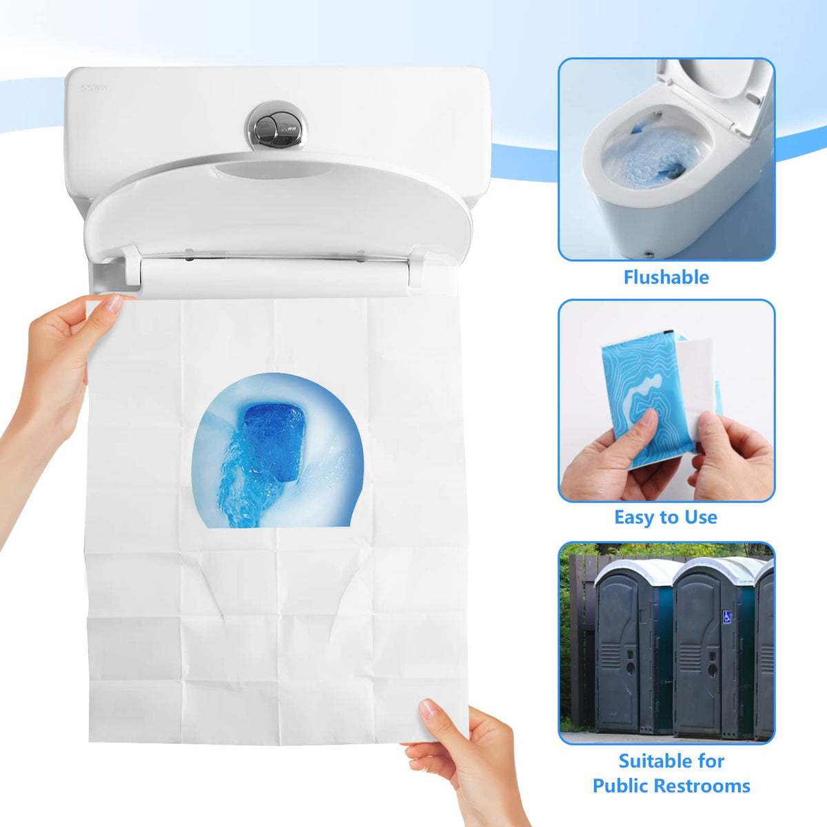 Toilet Seat Covers 60 Pack
