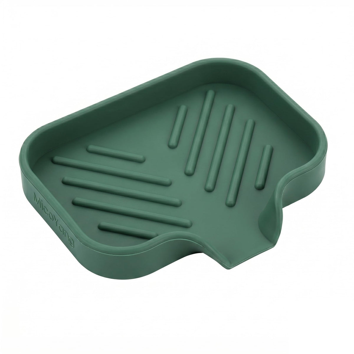 Silicone Soap Dish with Drain Spout