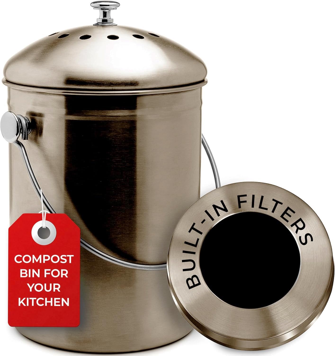 Countertop Compost Bin Kitchen