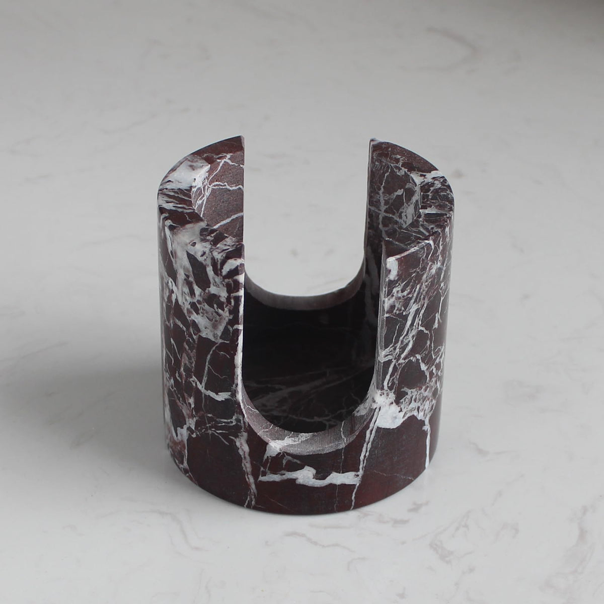 Natural Marble Travertine Sponge Holder for Kitchen Counter