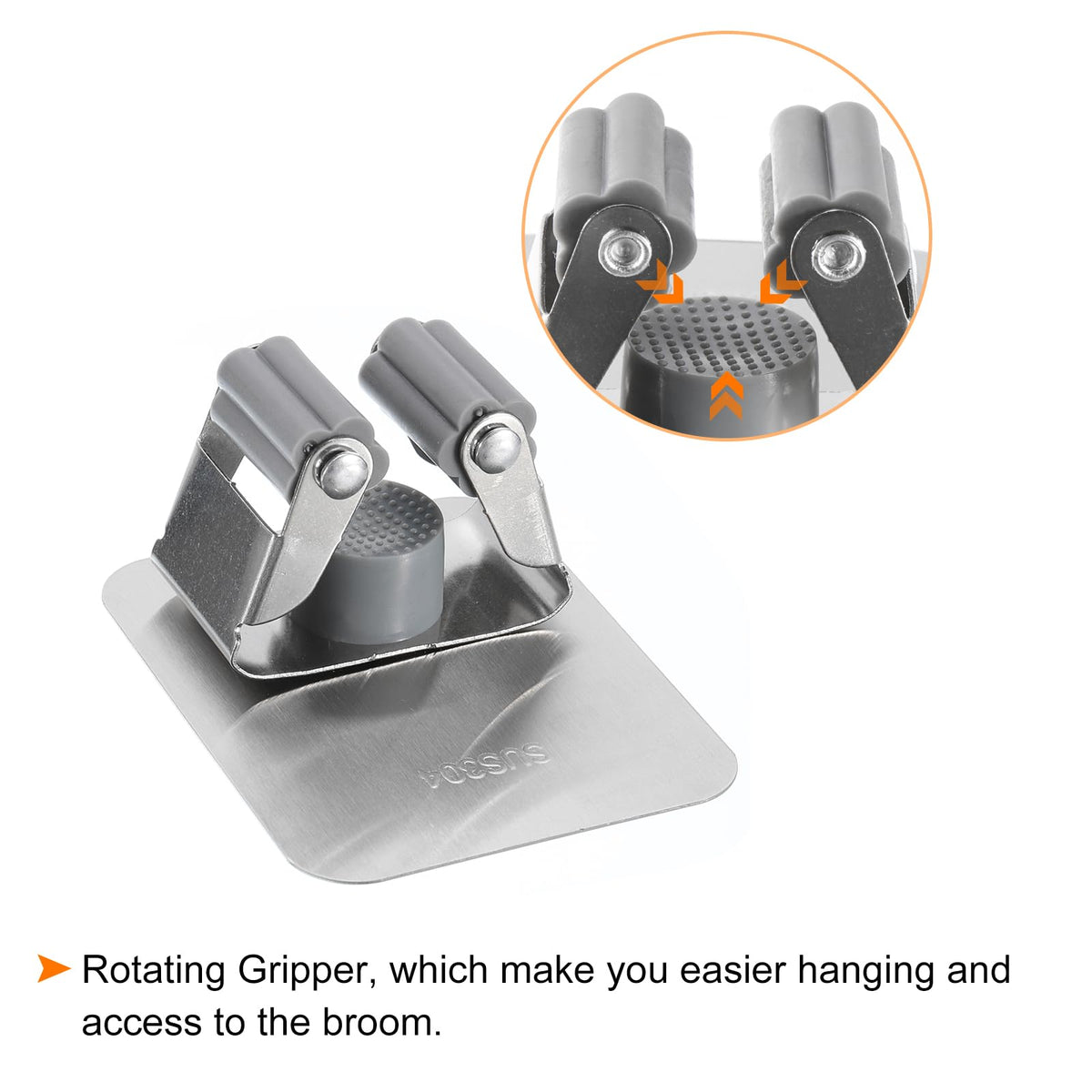4pcs Mop Broom Holder Wall Mount