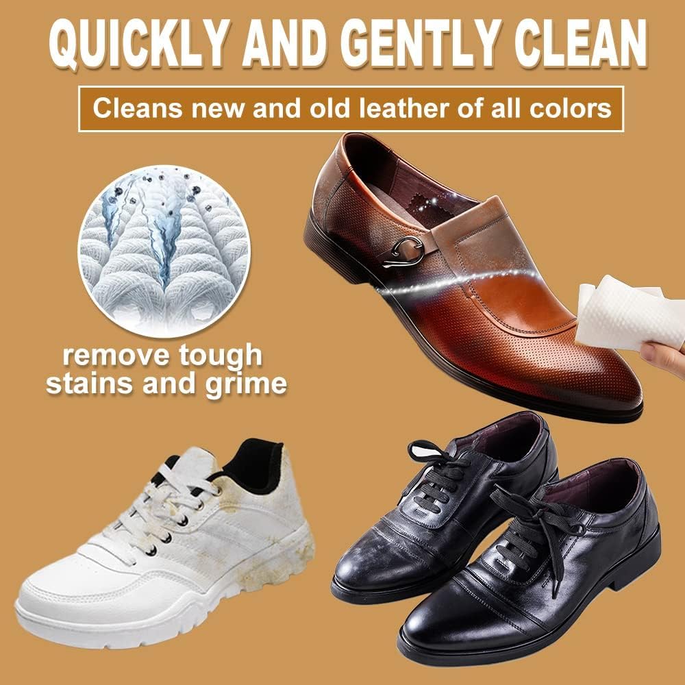 3in1 Leather Cleaner Wipes 140 Count