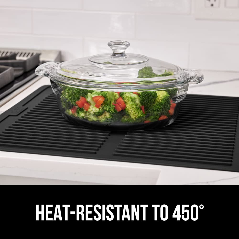 100% BPA Free Patented Silicone Dish Drying Mat for Kitchen Counter