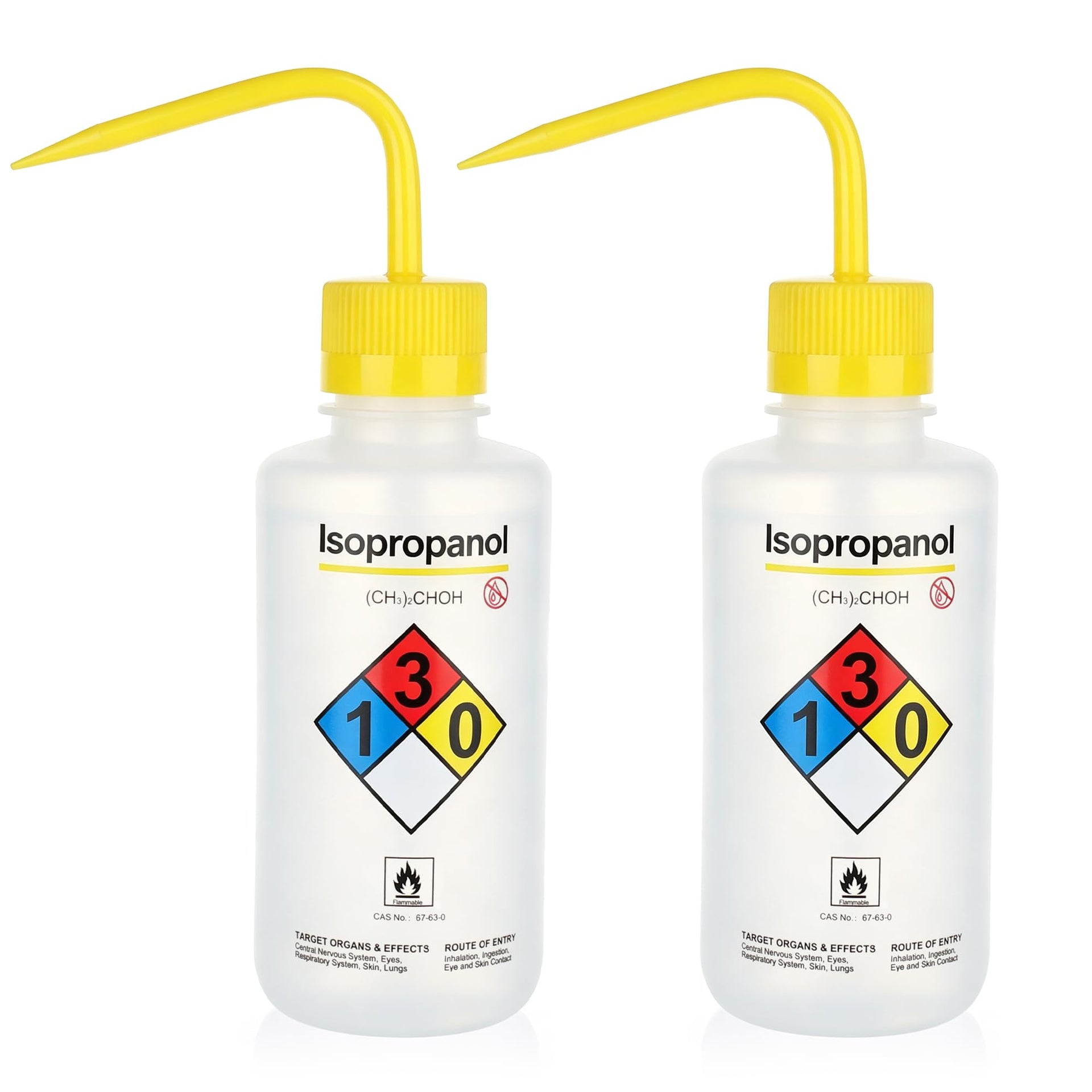 2pcs Safety Wash Bottles (2 Count)