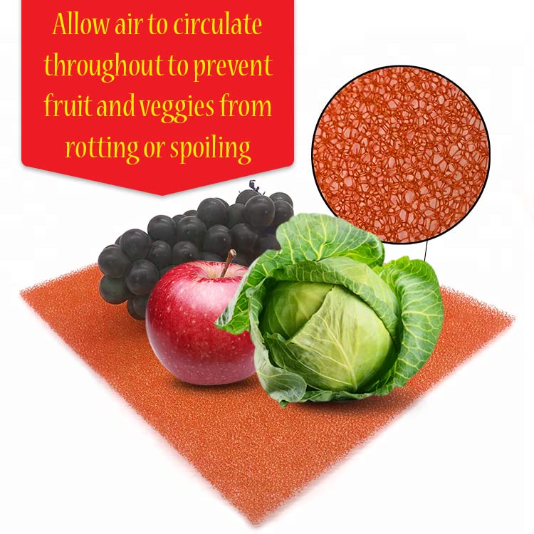Fruit & Veggie Life Extender Liner for Fridge Refrigerator Drawers (4 Count)