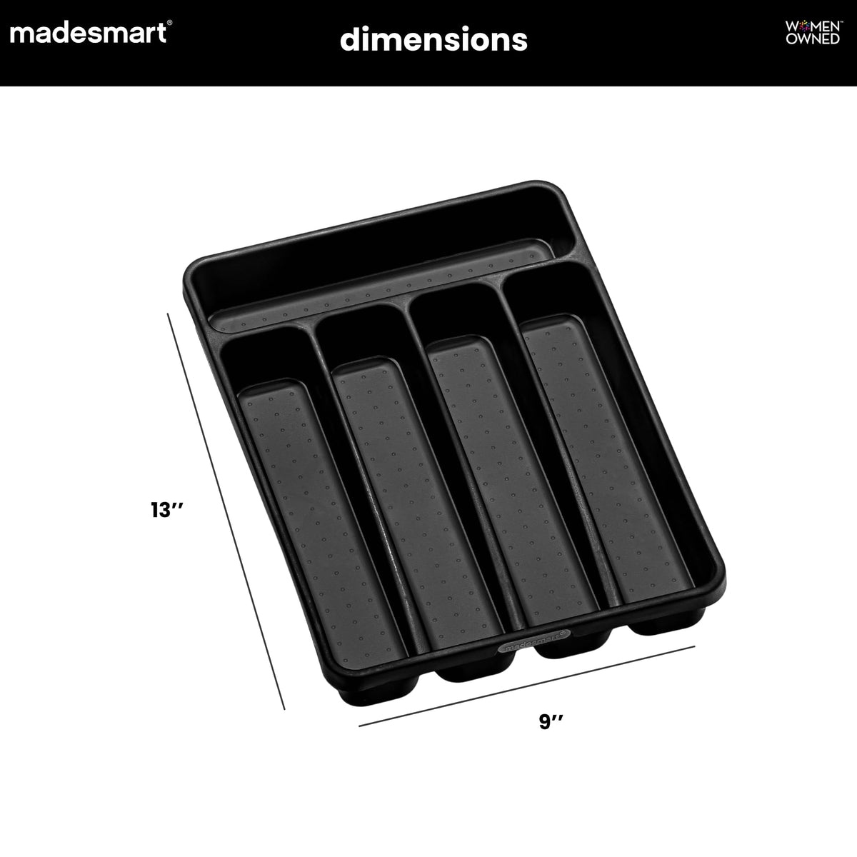 Classic 5 Compartment Compact Silverware Tray