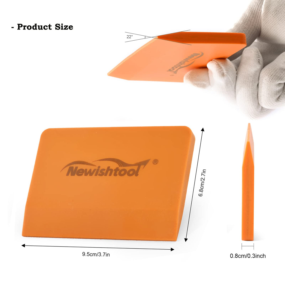 Soft Silicone Small Squeegee for Vinyl