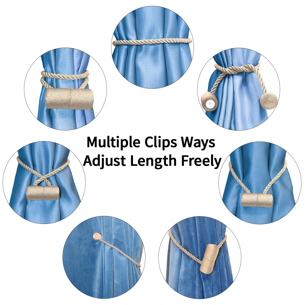 18 Inch Strong Magnetic Curtain Tiebacks (2 Count)