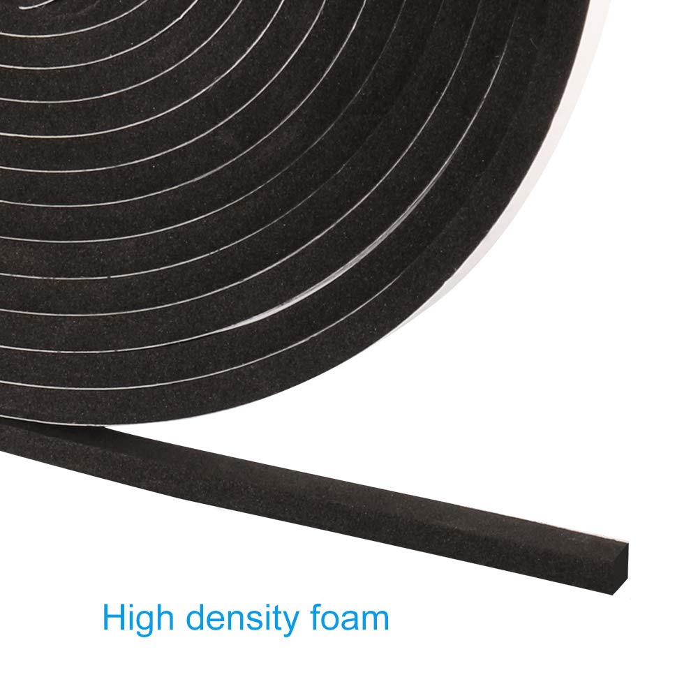 2 Rolls Foam Seal Tape for Door Window Insulation (32 Foot)