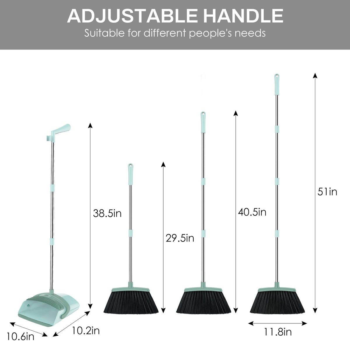 Broom and Dustpan Set for Home