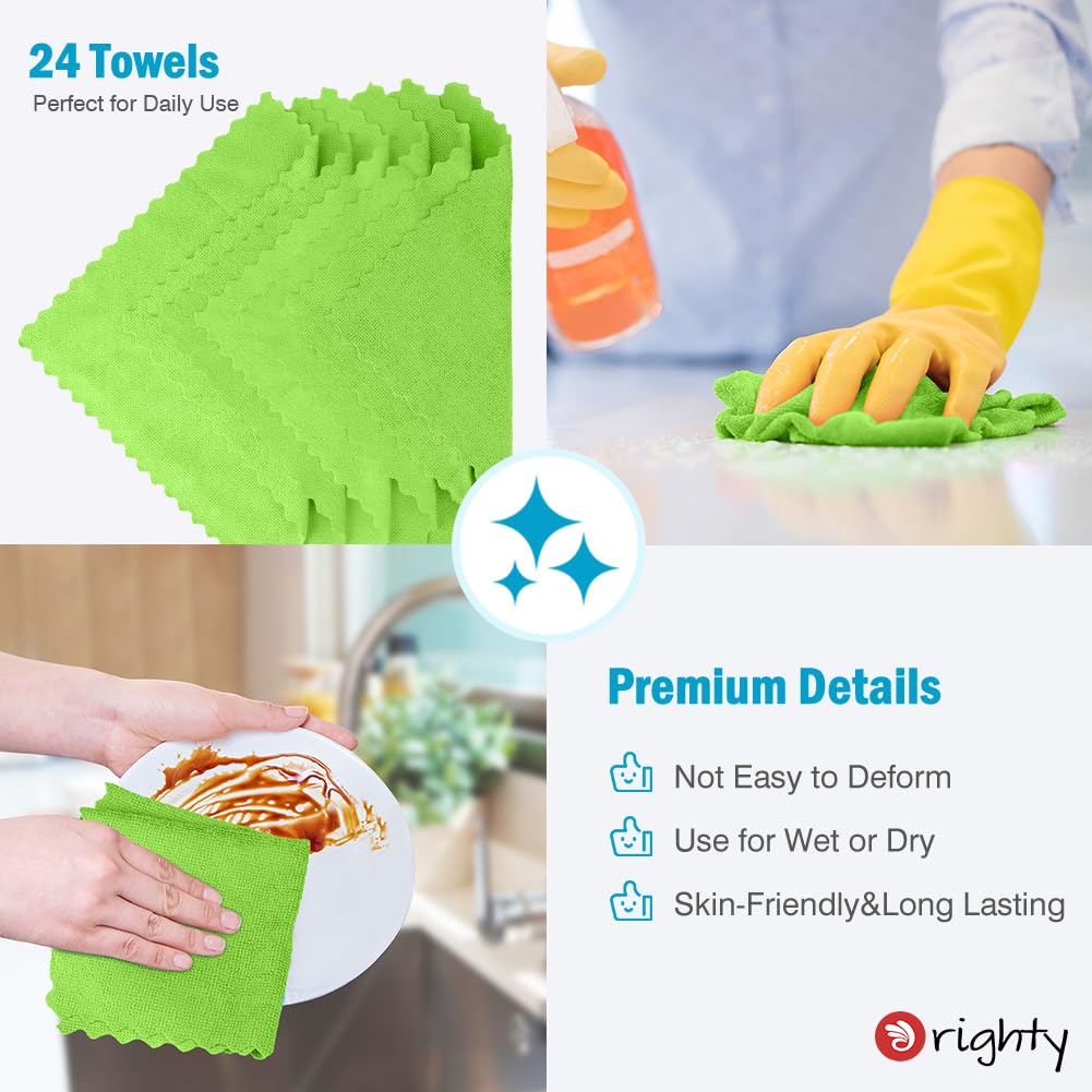 Microfiber Cleaning Cloth (24 Count)