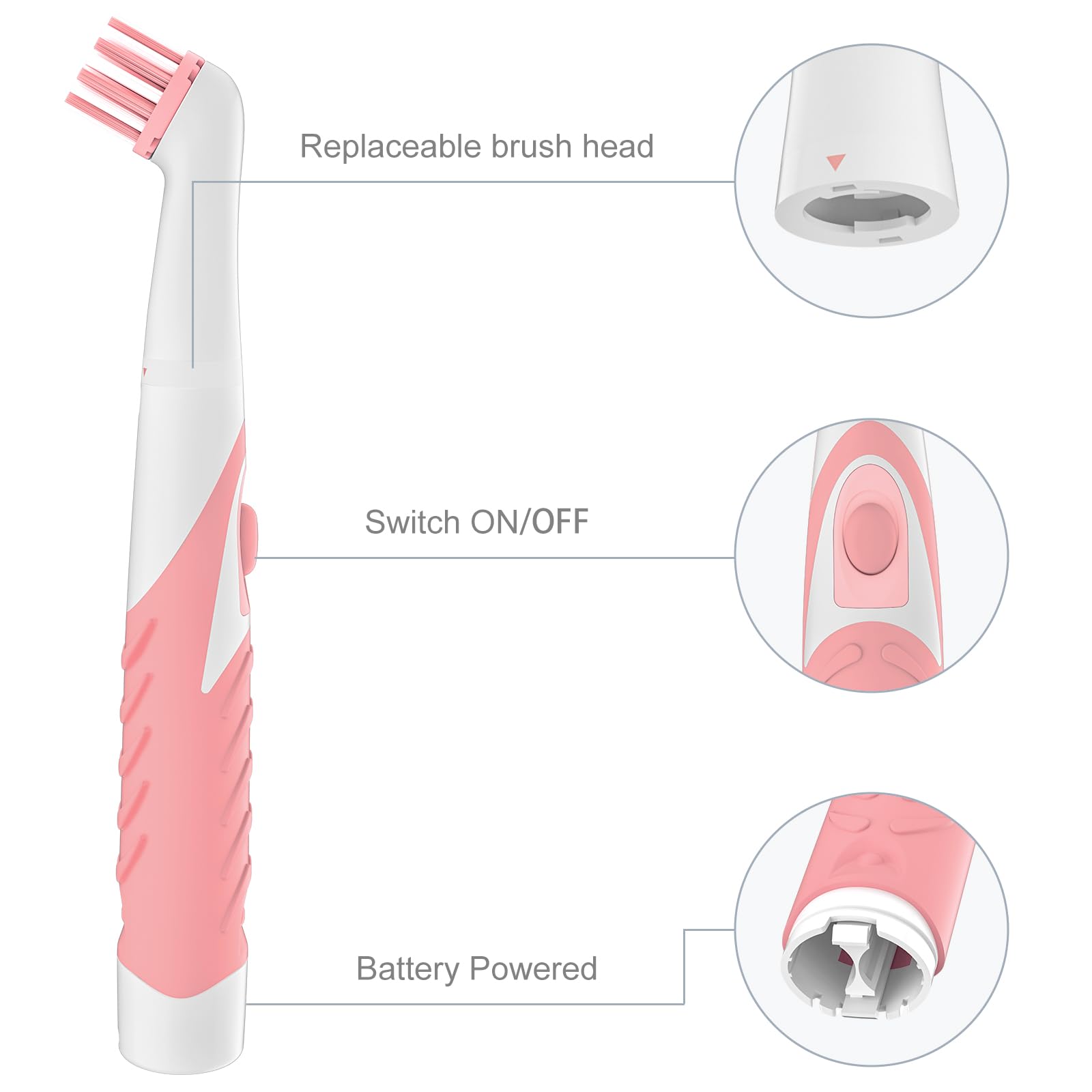 Electric Brush with 4