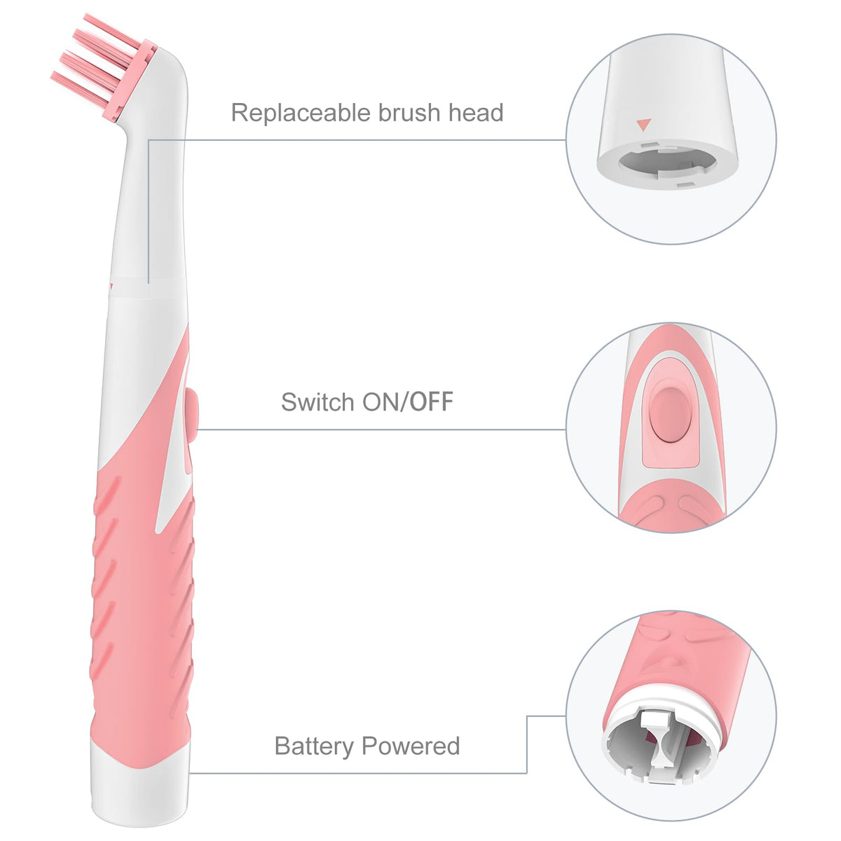 Electric Brush with 4
