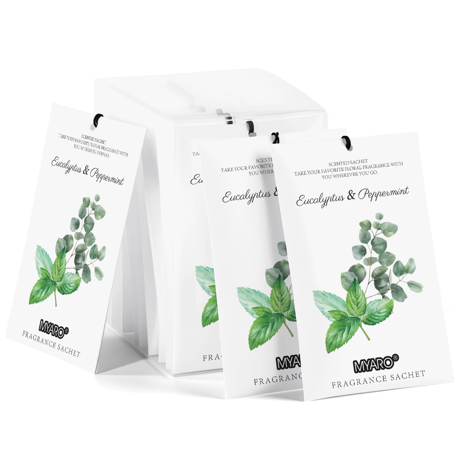 12 Pack Eucalyptus Mint Scented Sachets (12 Count)