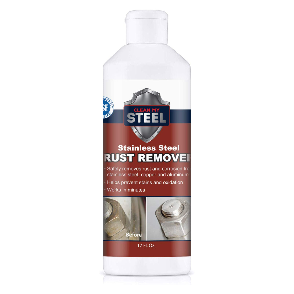 Stainless Steel Rust Stain Remover Cream (17 Fl Oz)