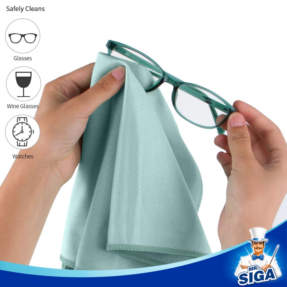 Ultra Fine Microfiber Cloths for Glass (12 Count)