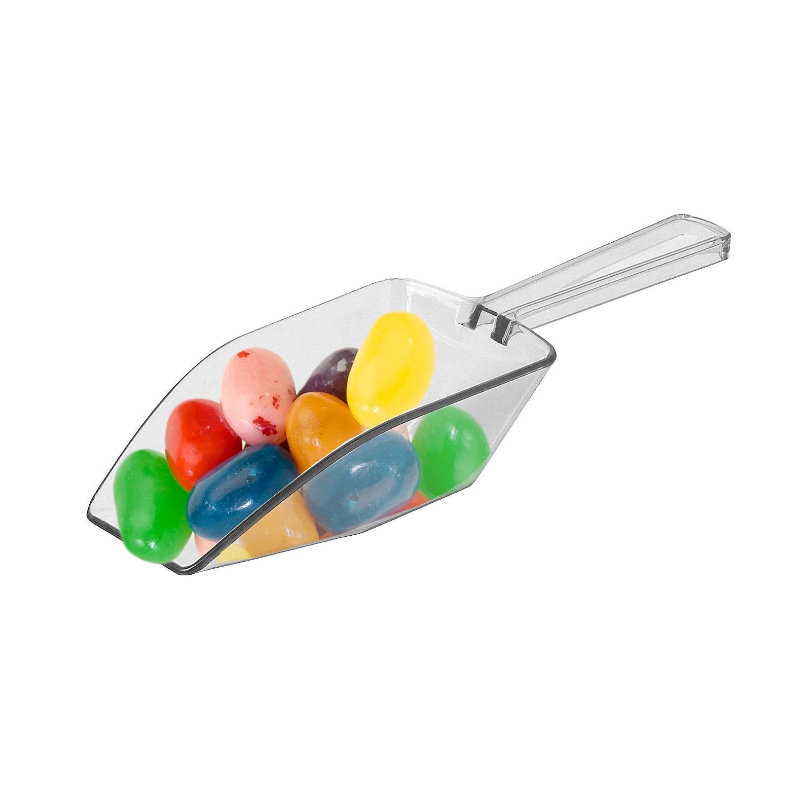 Clear Plastic Acrylic Scoops 12 Pcs (12 Count)