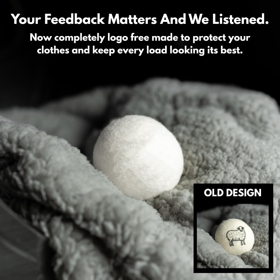 Lavender Scented Wool Dryer Balls (6 Count)