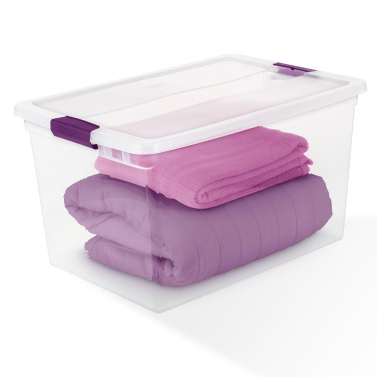 66 Qt ClearView Latch Storage Box (24 Count)