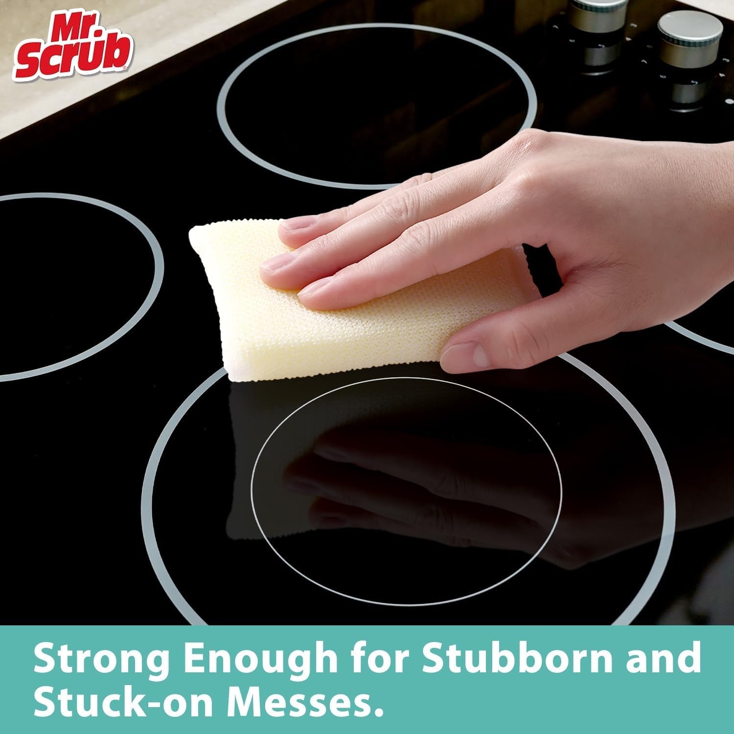 Sponges Kitchen Scrub Dish Sponge Scouring Pad (6 Count)