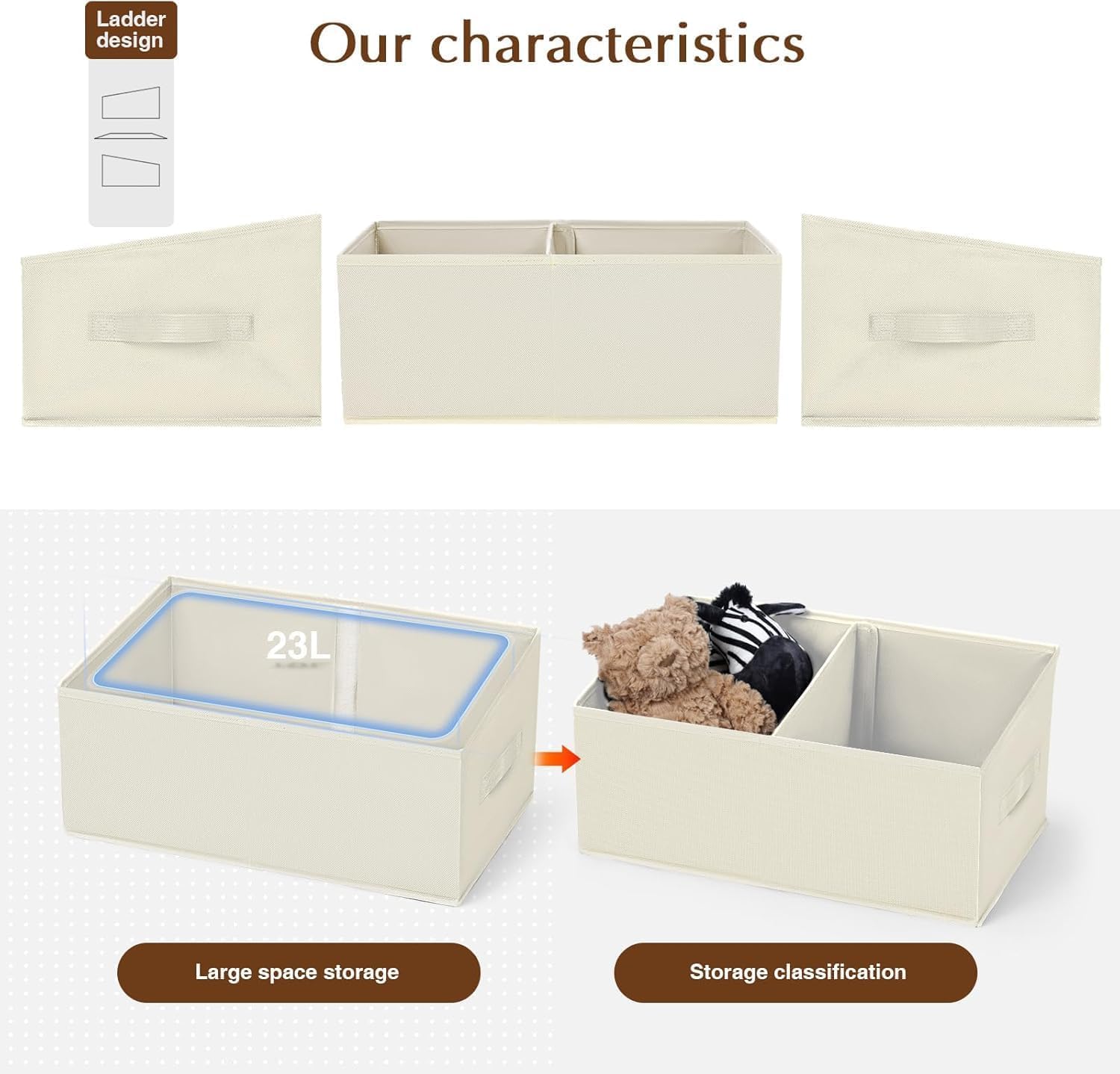 Closet Storage Bins (8 Count)
