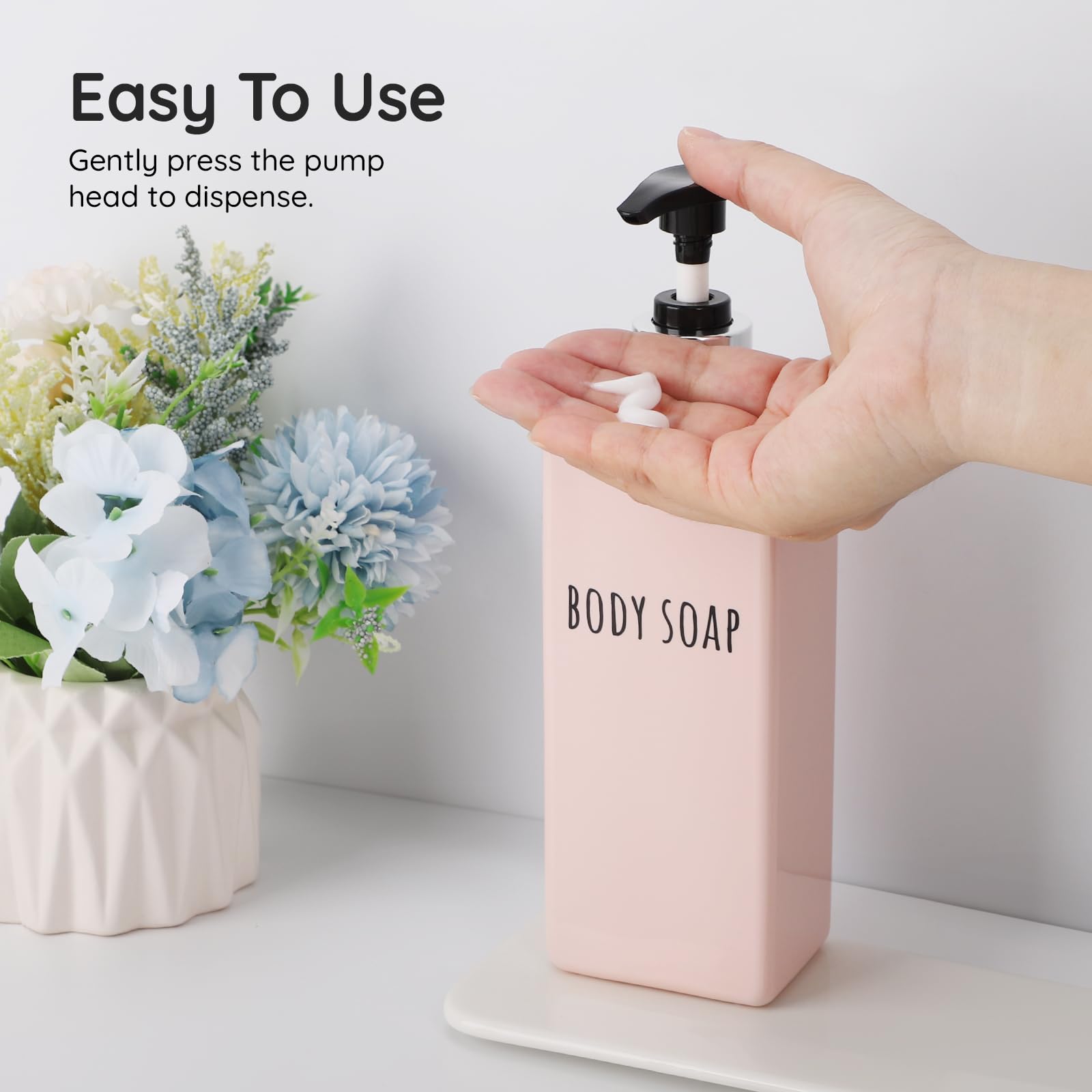16.9oz Shower Bottles Refillable (3 Count)