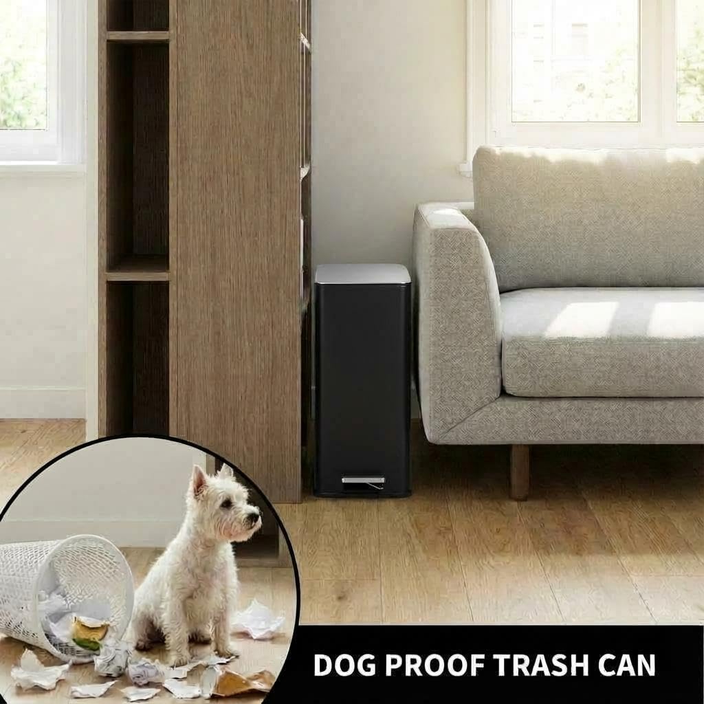15 L Kitchen Step Trash Can