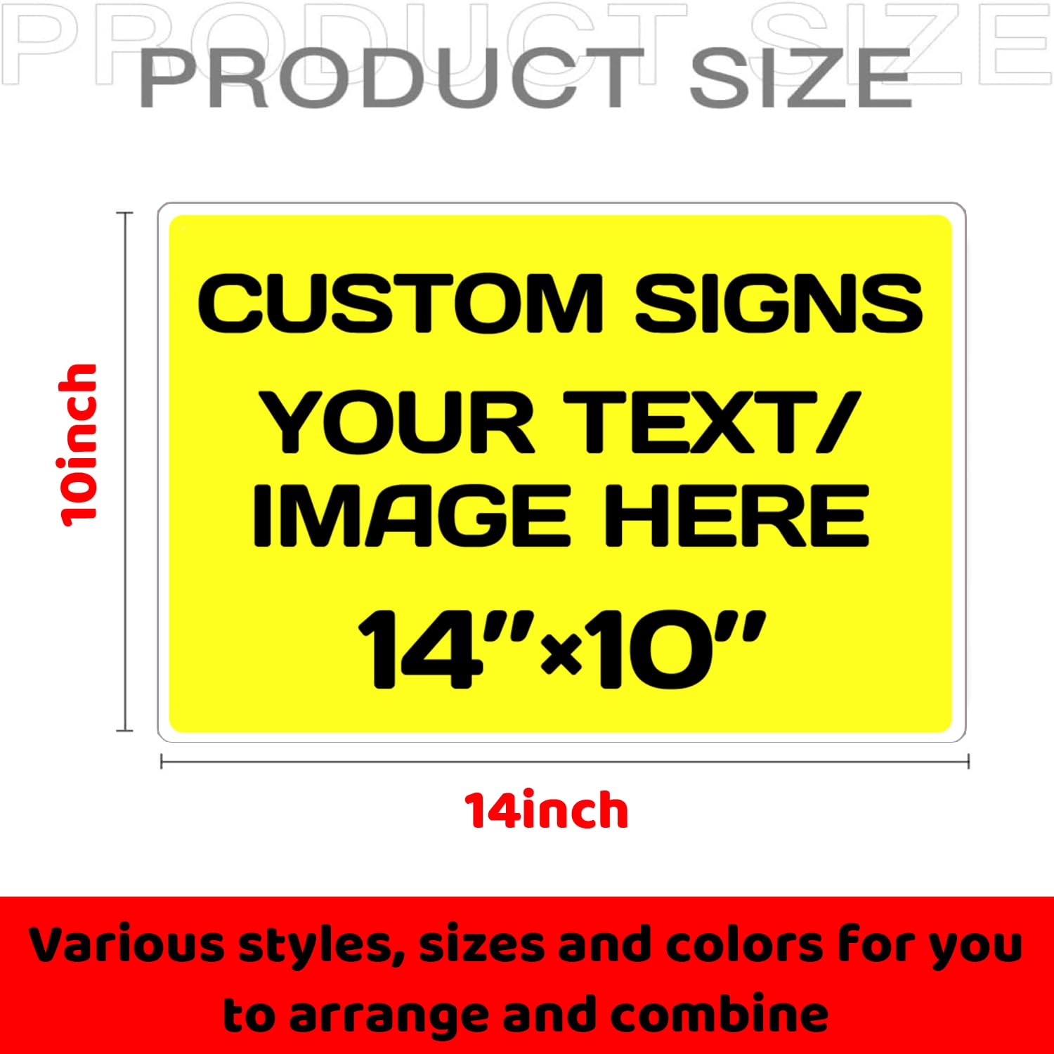 Personalized signs